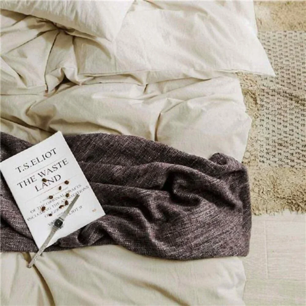 Beige Comforter Set Queen Size, 3 Piece Aesthetic Modern Bedding Set - Soft